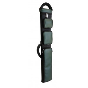 Champion 2X4,3x6 Green Leatherette Billiard Pool Cue Stick Hard Case 4S2B, 6S3B